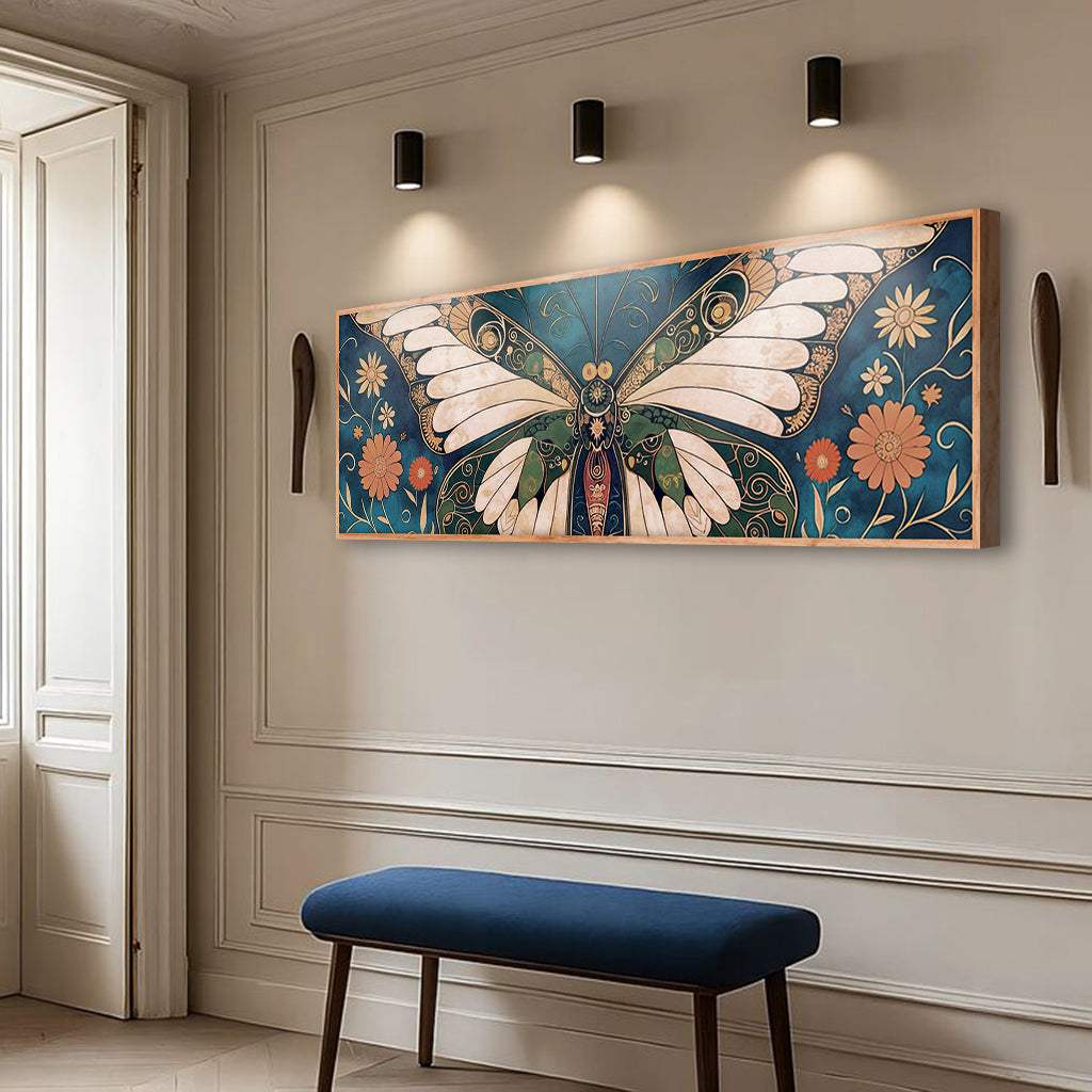 Abstract Vintage Butterfly Wall Art - Tailored Canvases - Flyclothing LLC