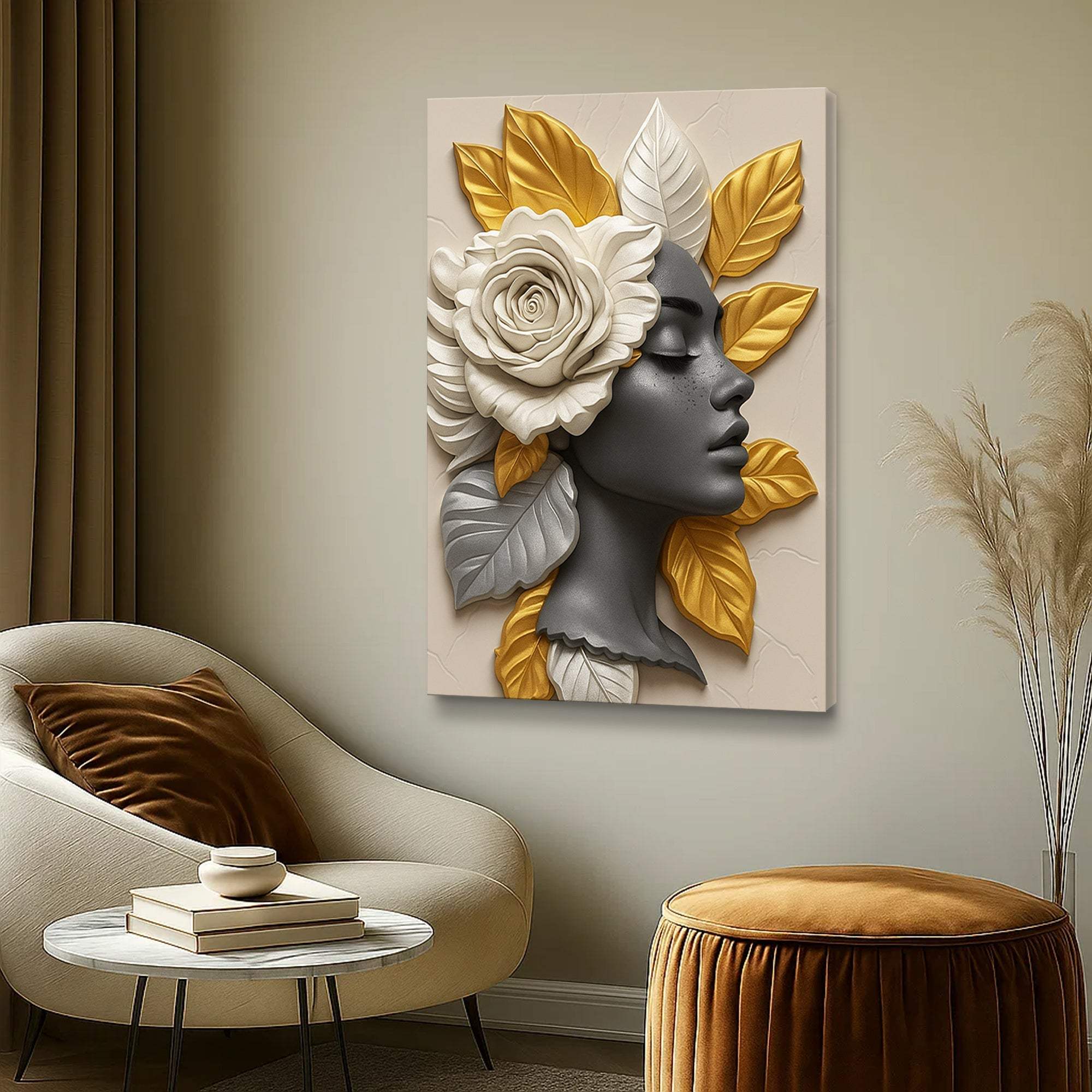 Floral Majesty Wall Art III - Tailored Canvases - Flyclothing LLC