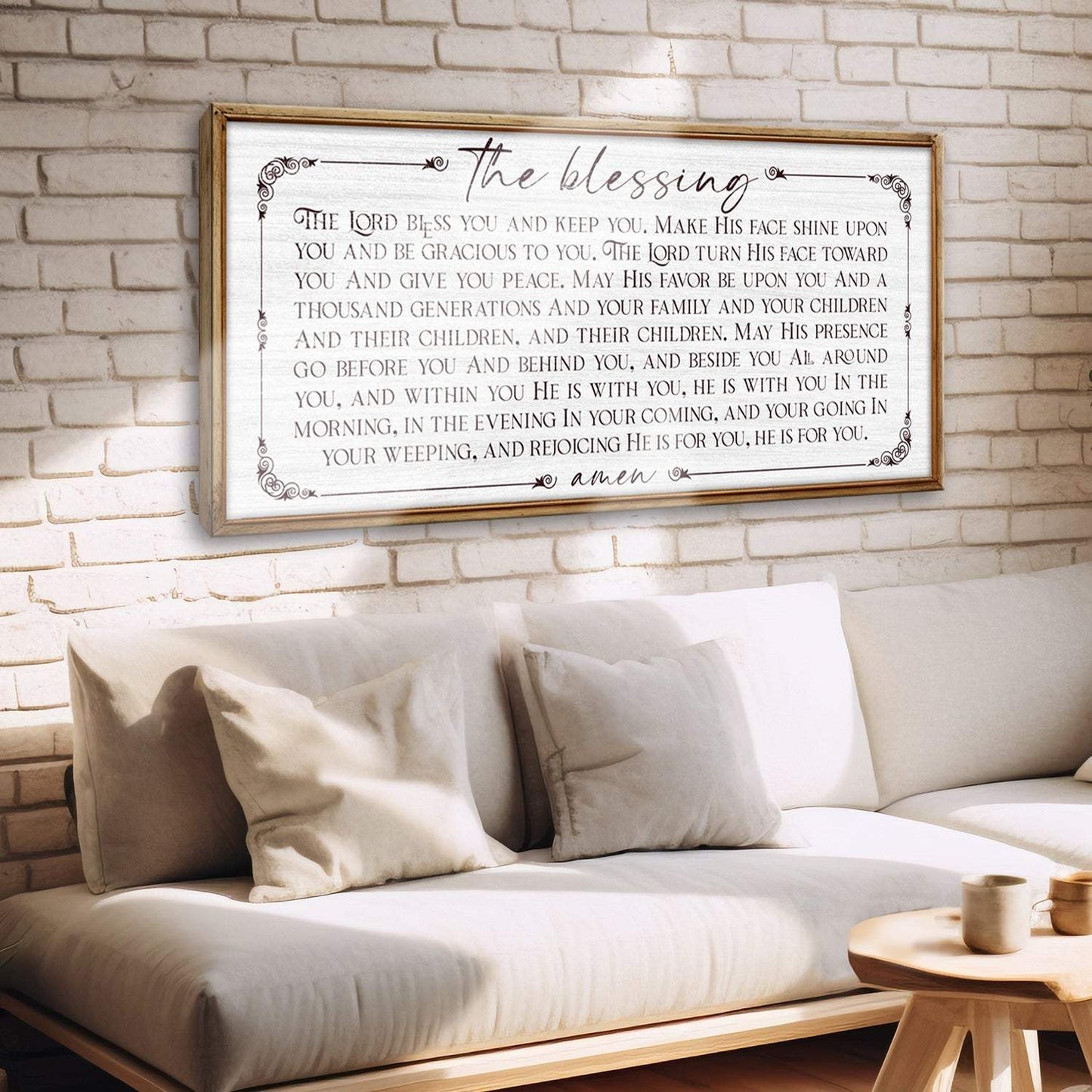 The Blessing Faith Sign - Tailored Canvases - Flyclothing LLC