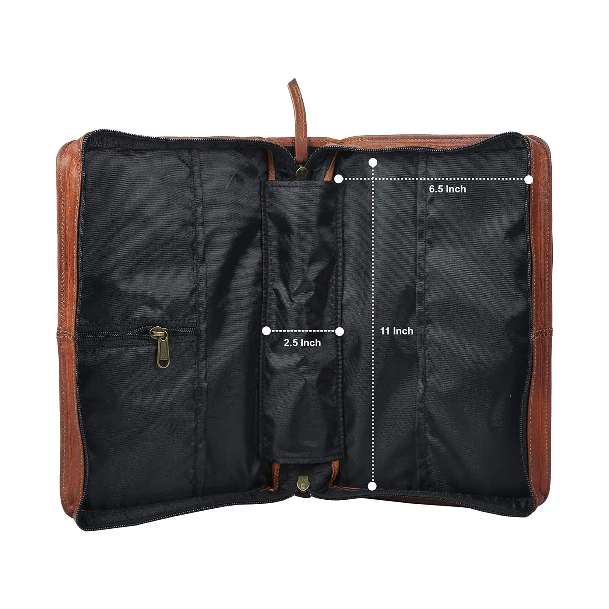 Leather Book Cover - Classy Leather Bags - Flyclothing LLC