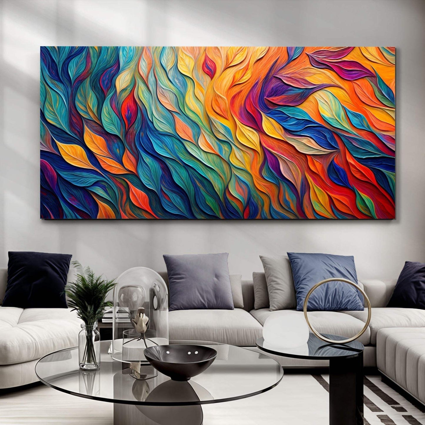 Chroma Whispers Wall Art - Tailored Canvases - Flyclothing LLC
