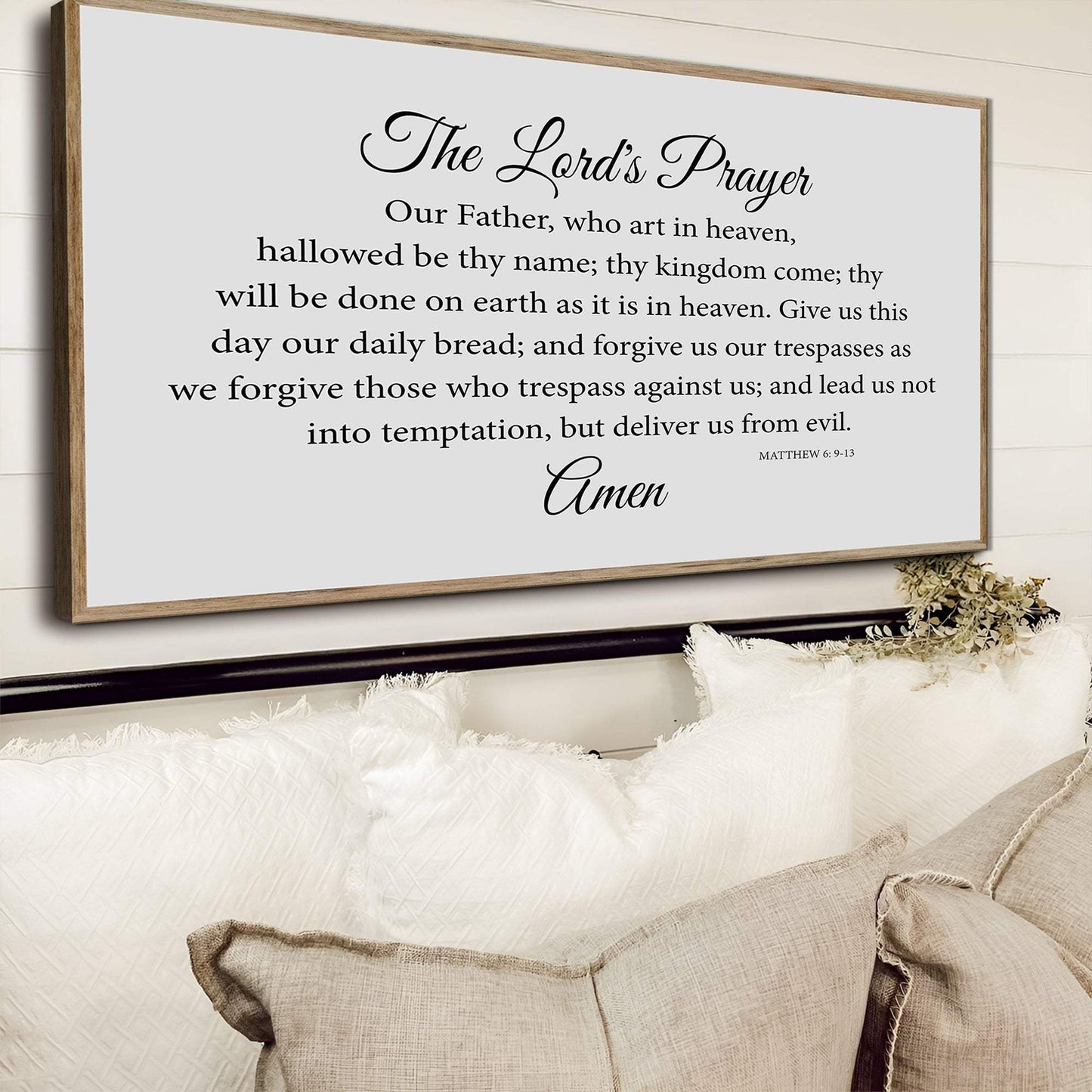 The Lord's Prayer Faith Sign - Tailored Canvases - Flyclothing LLC