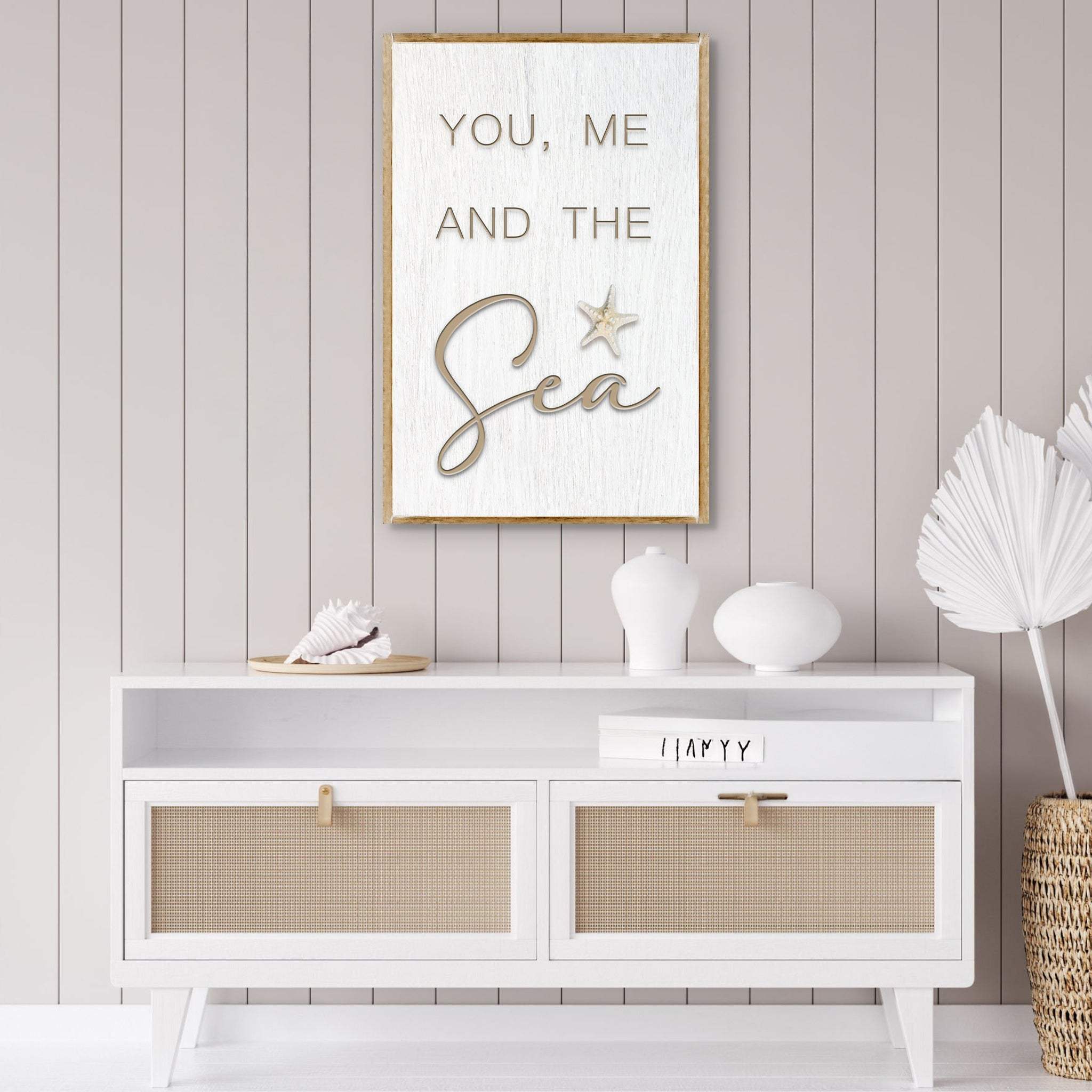 You Me and the Sea Coastal Sign V - Tailored Canvases - Flyclothing LLC