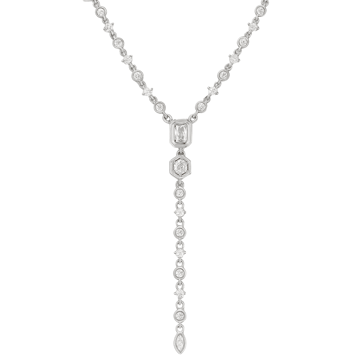Arielle Lariat Necklace - Brook & Bloom - Flyclothing LLC
