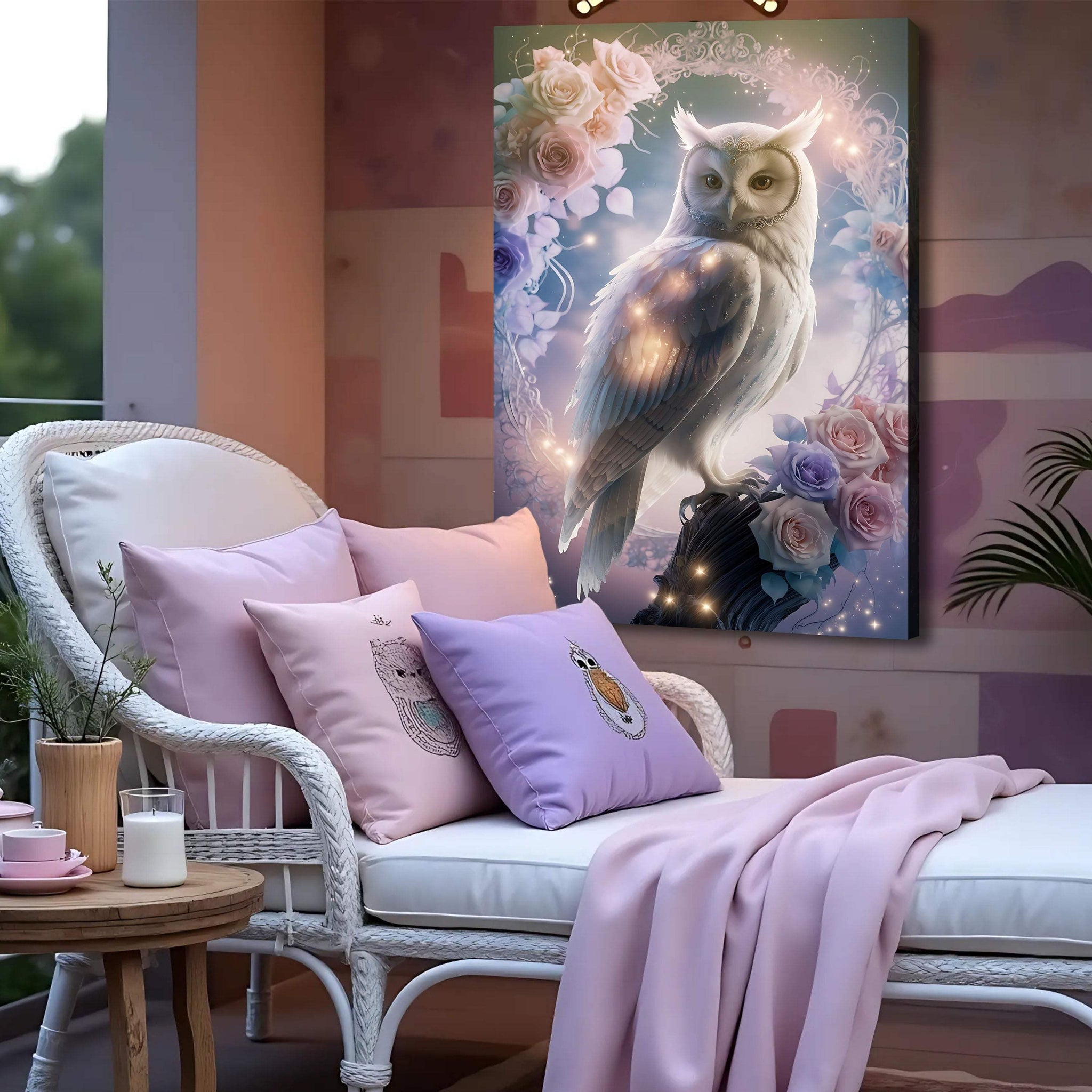 3D Owl Wall Art - Tailored Canvases - Flyclothing LLC