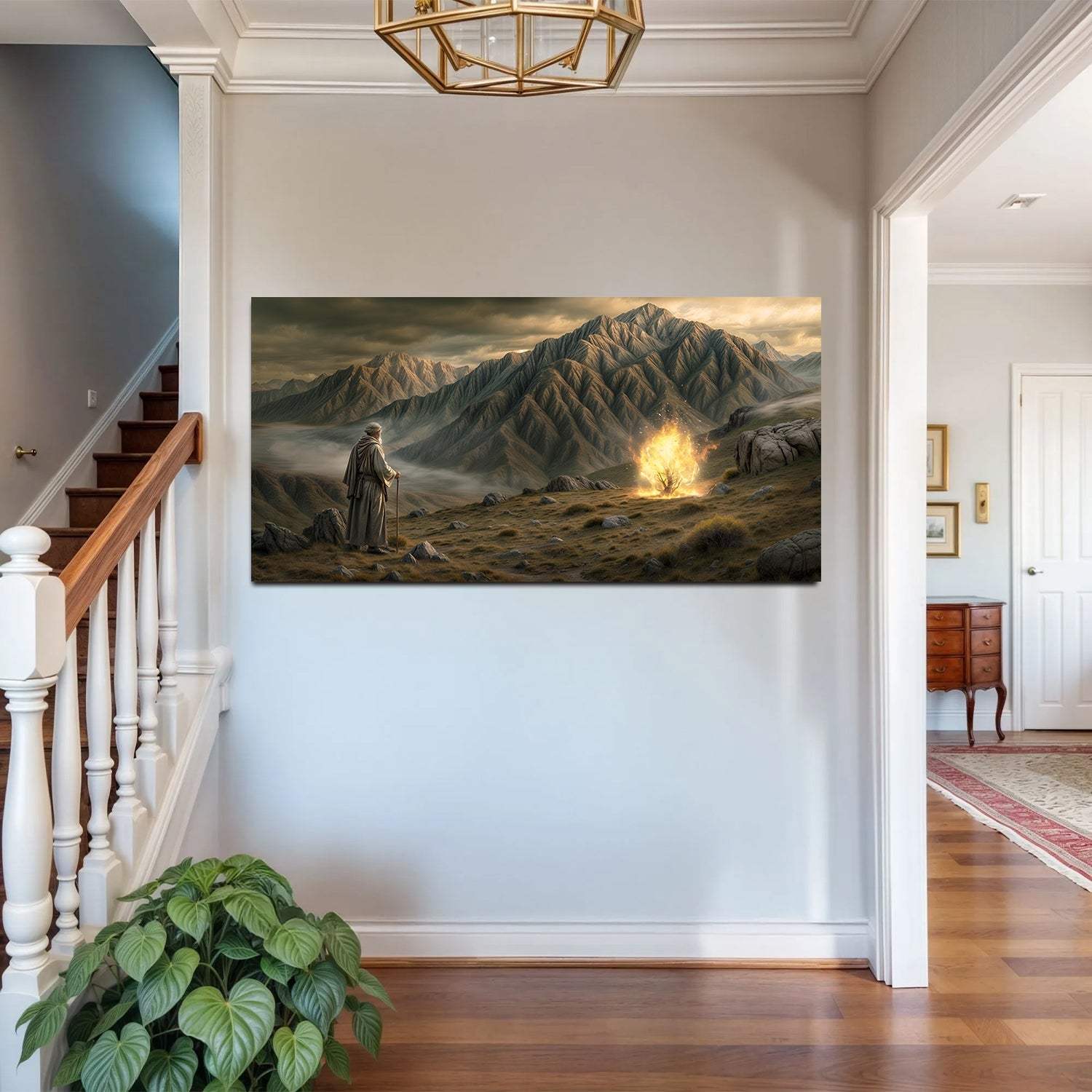 Burning Bush - Faith Wall Art - Tailored Canvases - Flyclothing LLC