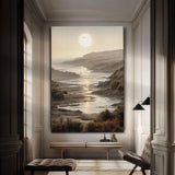 Misty Shores Coastal Impasto Wall Art - Tailored Canvases - Flyclothing LLC
