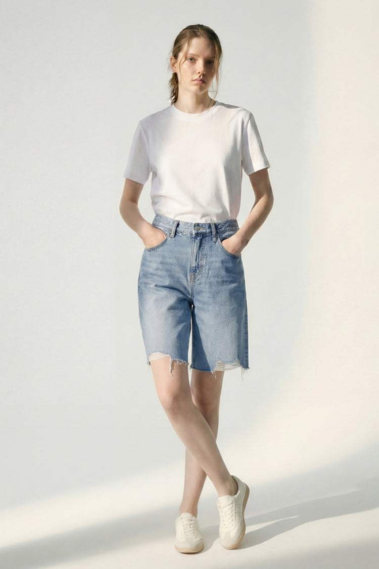 Coastal Breeze 90's Bermuda Shorts HJ807 - Hey Joanie - Flyclothing LLC