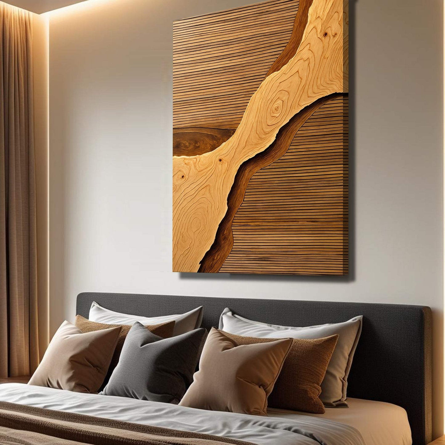 Wood Rift Wall Art - Tailored Canvases - Flyclothing LLC
