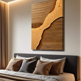 Wood Rift Wall Art - Tailored Canvases - Flyclothing LLC