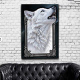 3D Wolf Wall Art III - Tailored Canvases - Flyclothing LLC