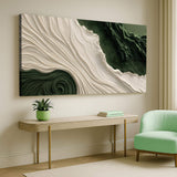 Green Rivers Abstract Wall Art XI - Tailored Canvases - Flyclothing LLC
