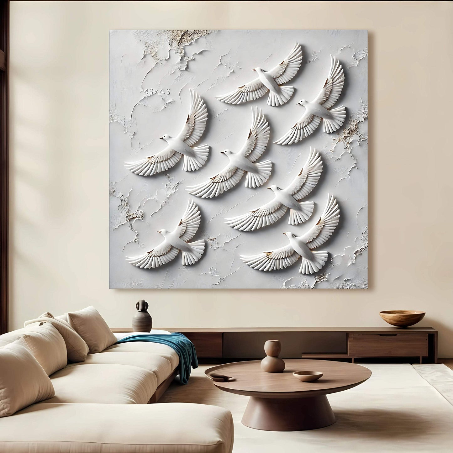 3D Birds Wall Art - Tailored Canvases - Flyclothing LLC