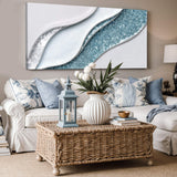 Lighter Waves Wall Art - Tailored Canvases - Flyclothing LLC