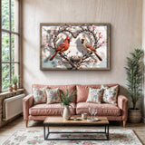3D Cardinals Wall Art V - Tailored Canvases - Flyclothing LLC