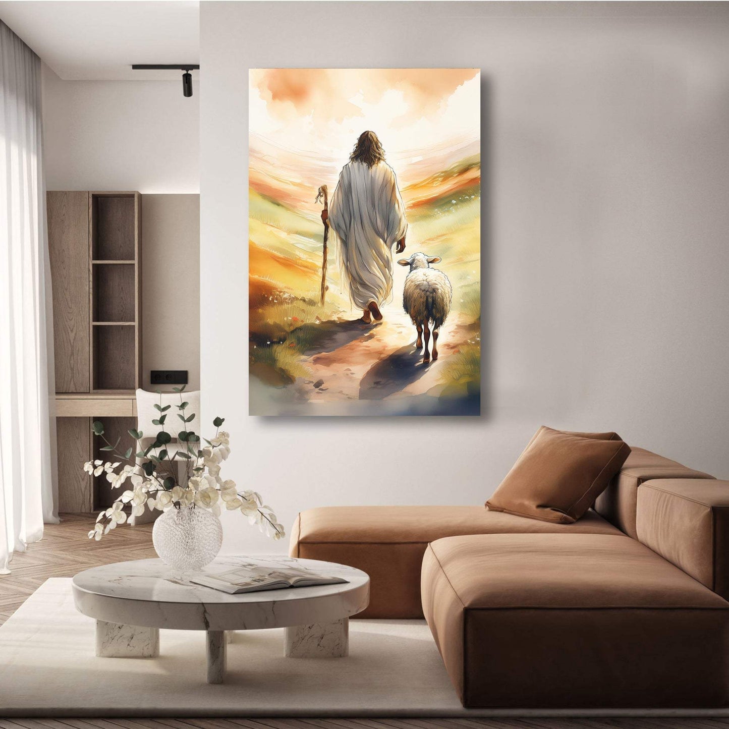 Parable Of The Lost Sheep Faith Wall Art - Tailored Canvases - Flyclothing LLC