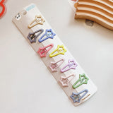 Enchanting Colorful Collection: Dreamy Hair Clip Accessories In A Magical Color Palette Sets For Babies