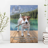Pet Memorial Sign A Bond That Transcends Time - Tailored Canvases - Flyclothing LLC