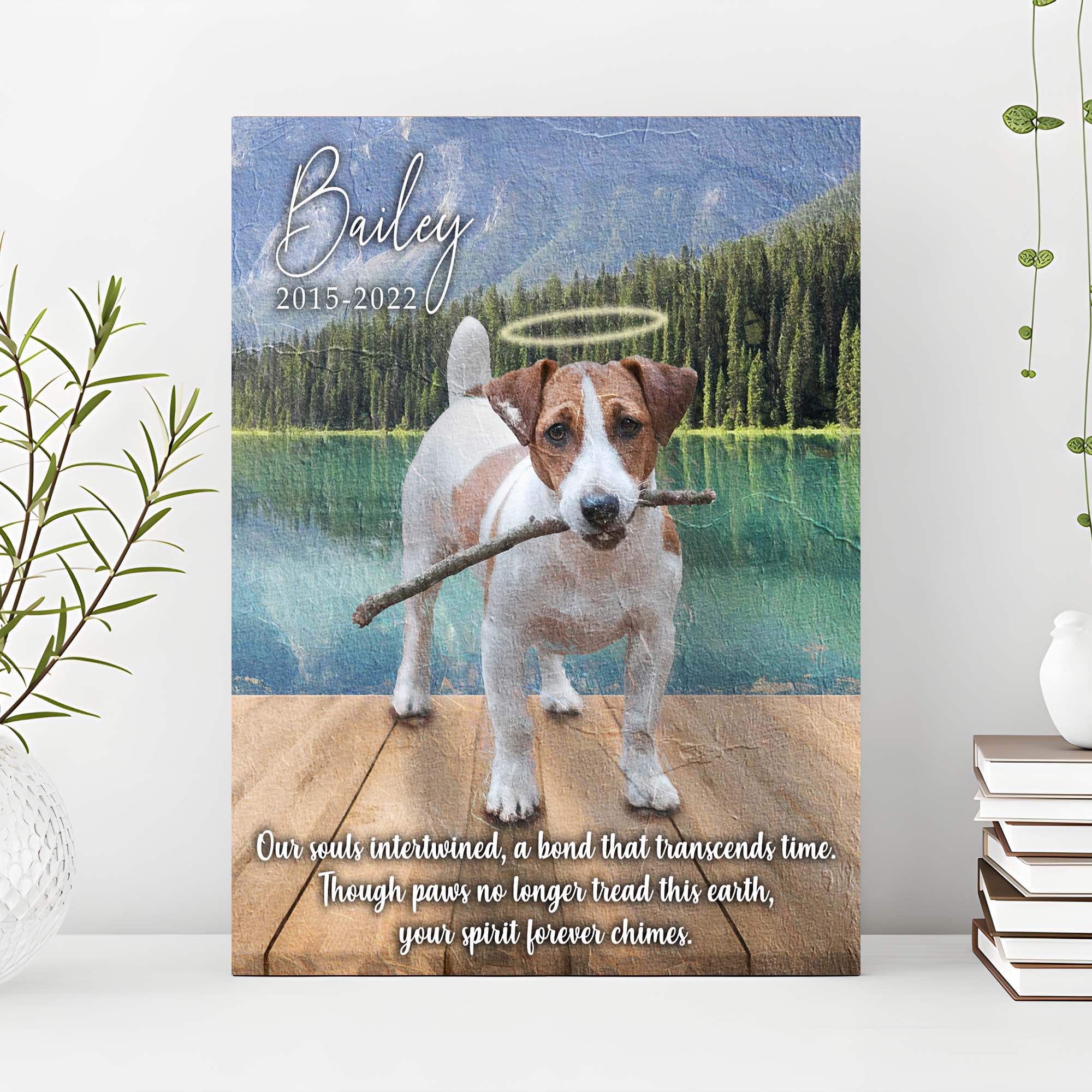 Pet Memorial Sign A Bond That Transcends Time - Tailored Canvases - Flyclothing LLC