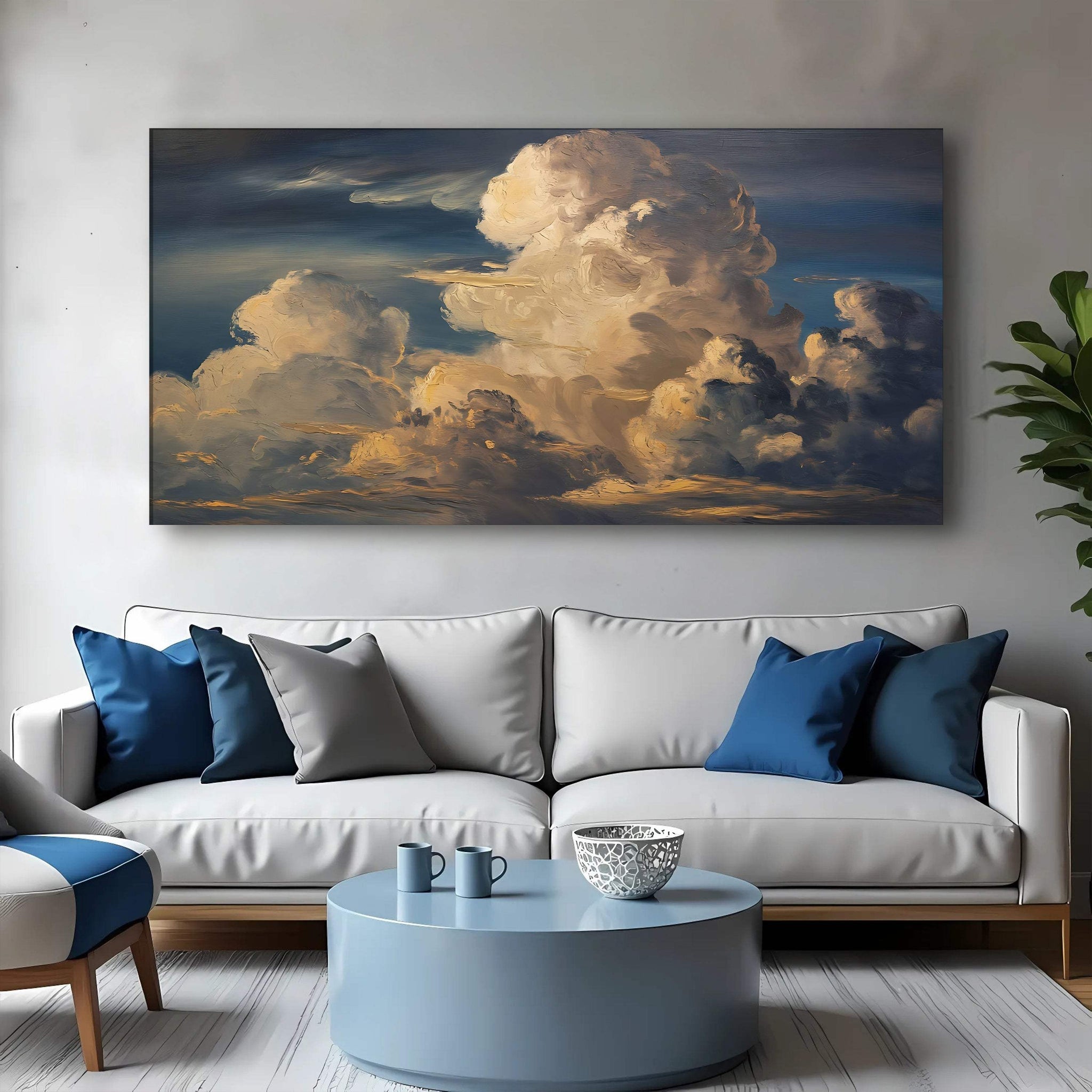Cloud Wall Art - Tailored Canvases - Flyclothing LLC