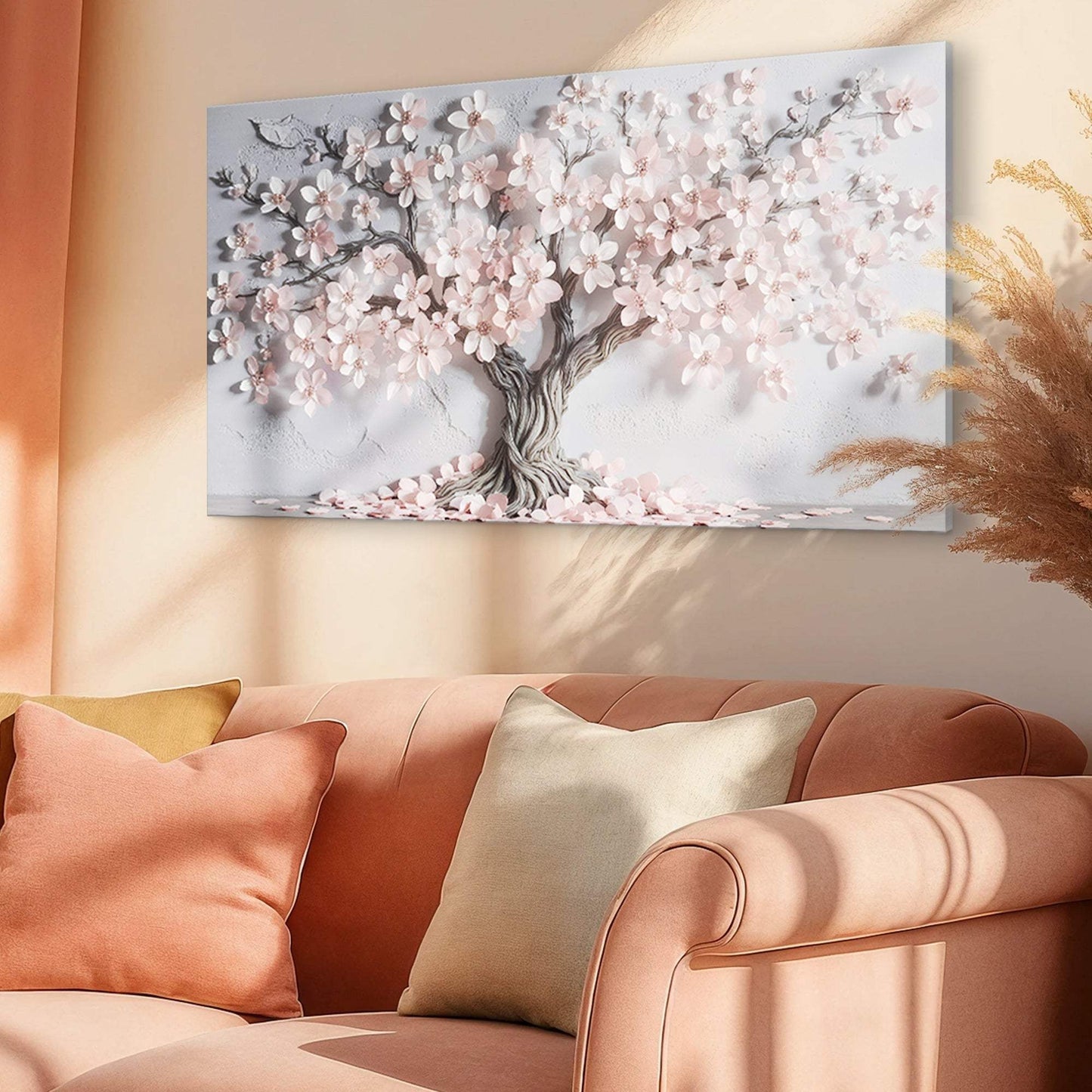 Pastel Blossom Awakening Wall Art - Tailored Canvases - Flyclothing LLC