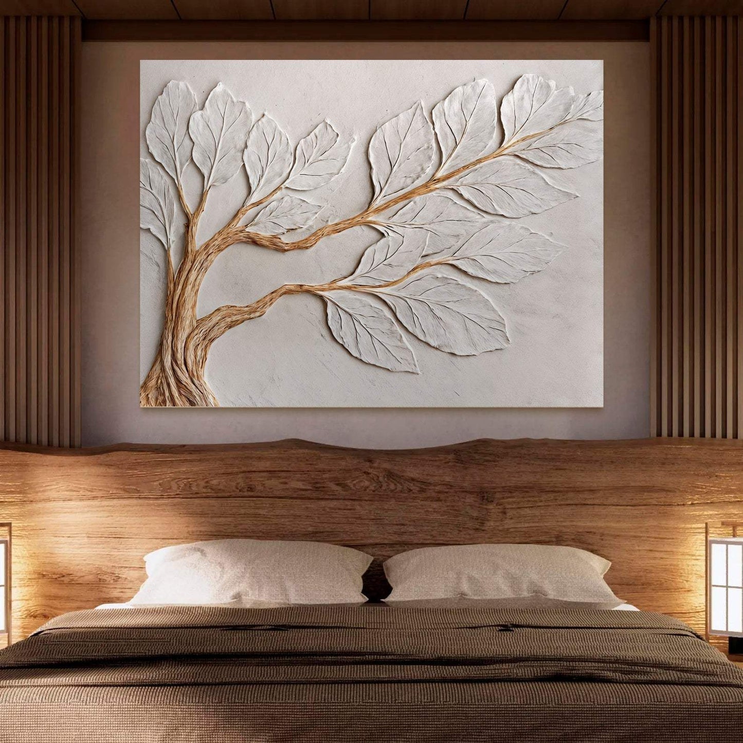 Calm In Ivory Clay Wall Art - Tailored Canvases - Flyclothing LLC