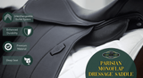 Henri De Rivel Parisian Monoflap IGP Dressage Saddle - Breeches.com - Flyclothing LLC