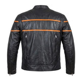 Fury - Men's Premium Leather Motorcycle Jacket - Unik Just for Bikers - Flyclothing LLC