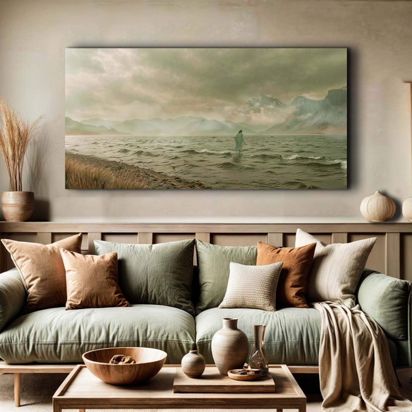 Walking On Water Faith Wall Art - Tailored Canvases - Flyclothing LLC