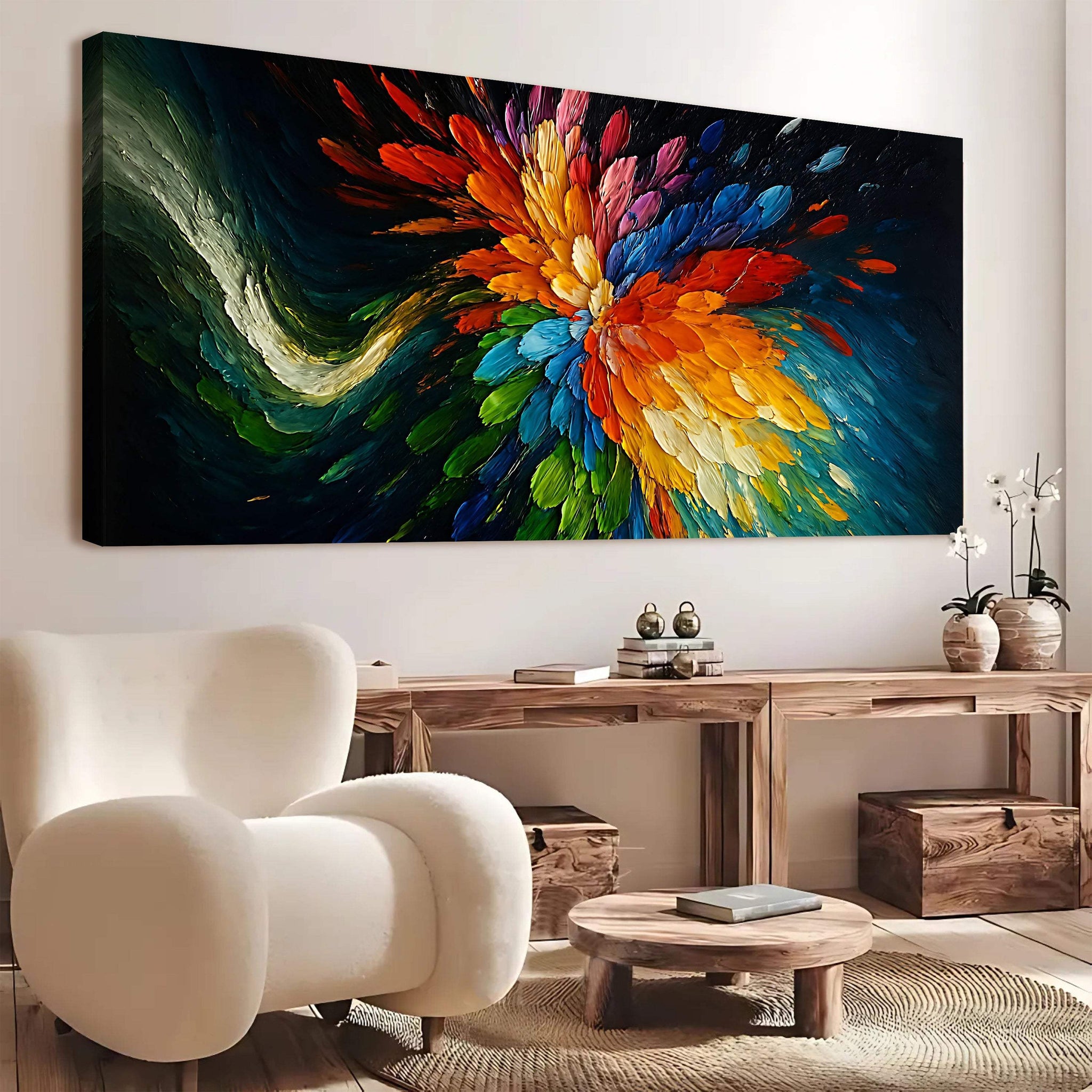 Cosmic Burst Wall Art - Tailored Canvases - Flyclothing LLC