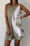Full Size Tie-Dye Sleeveless Mini Tank Dress Plus Size - Trendsi - Flyclothing LLC