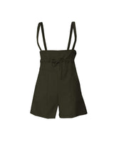 Drawstring Wide Strap Overalls with Pockets - Trendsi - Flyclothing LLC
