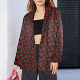 Baha Ranch Colores De Mexico Red Rose Blazer