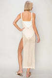 HYFVE Crochet Backless Cover Up Dress - Trendsi