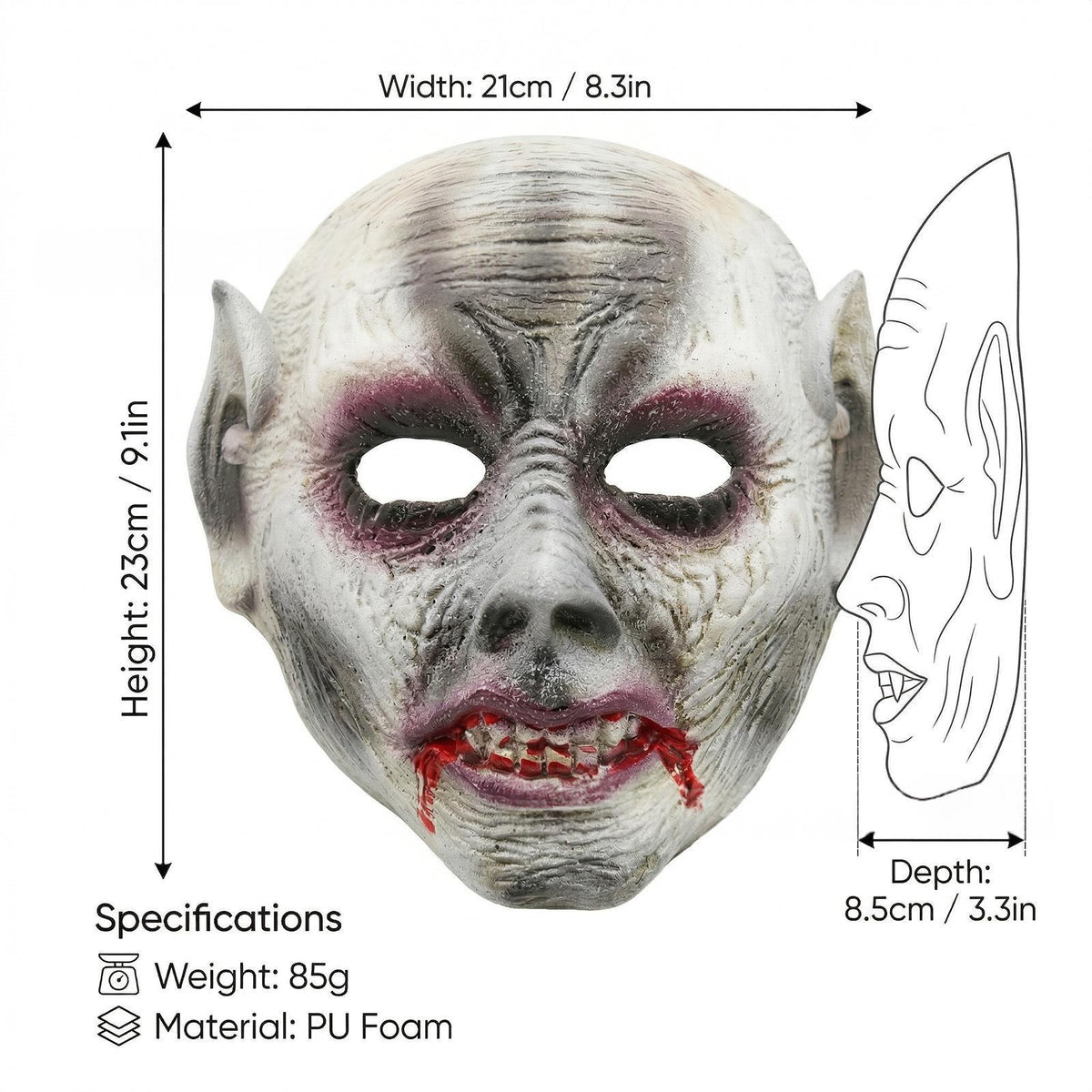 Halloween Zombie Mask Decoration - My Store - Flyclothing LLC
