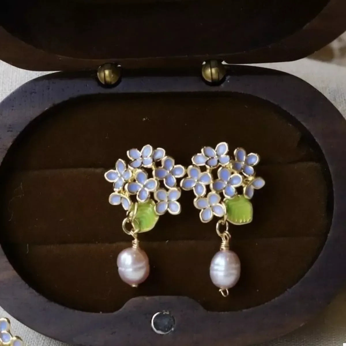 Flower Pearl Drop Earrings - Trendsi - Flyclothing LLC