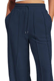 Drawstring Wide Leg Active Pants - Trendsi - Flyclothing LLC