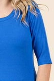 Mittoshop Round Neck Half Sleeve T-Shirt - Trendsi