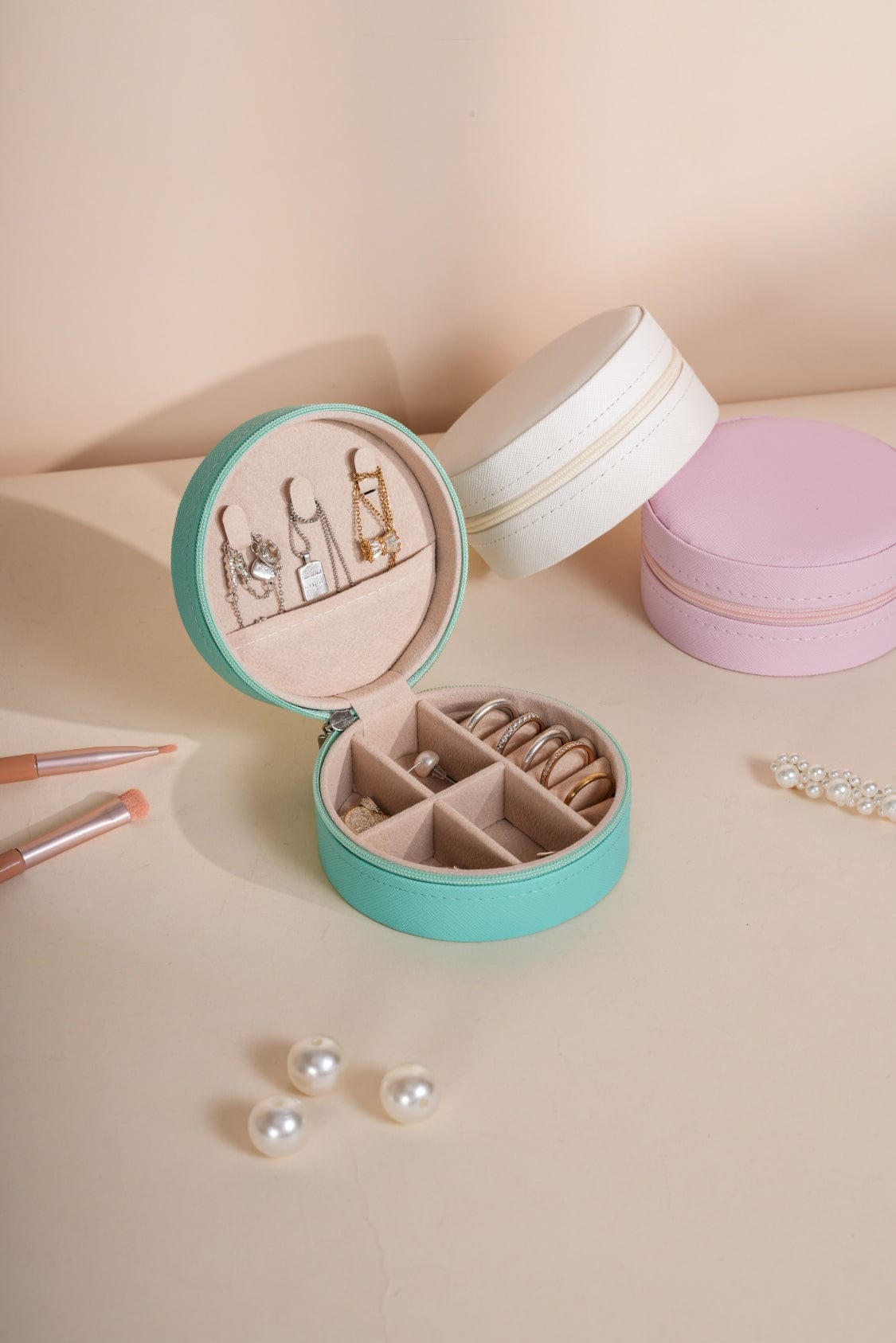 PU Leather Jewelry Storage Box - Trendsi