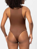 Full Size Round Neck Wide Strap Bodysuit - Trendsi - Flyclothing LLC
