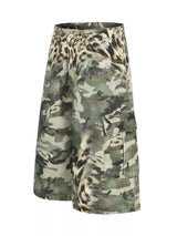 Men's Camouflage & Leopard Cargo Capris - Trendsi - Flyclothing LLC