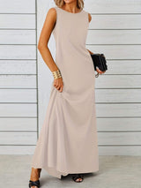 Sleeveless Flowy Maxi Dress - Trendsi - Flyclothing LLC