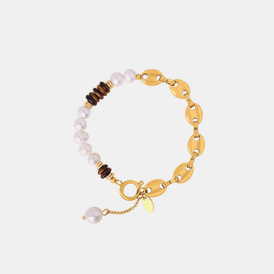 18K Gold-Plated Titanium Steel Bracelet - Trendsi