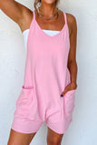 Sleeveless Romper with Pockets - Trendsi