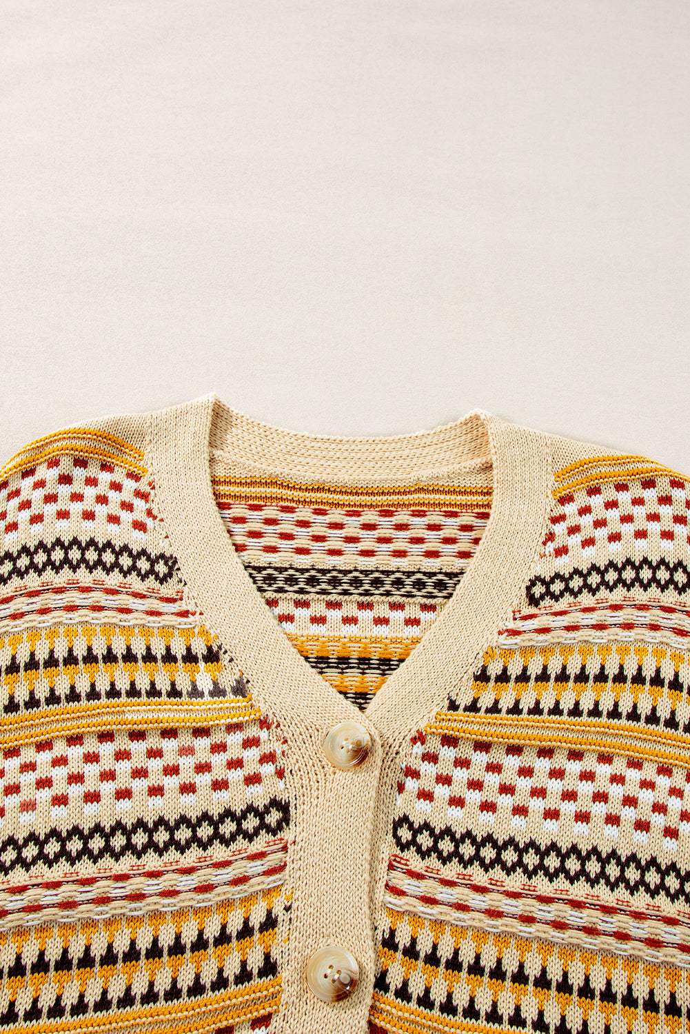 Button Down Long Sleeve Cardigan - Trendsi - Flyclothing LLC