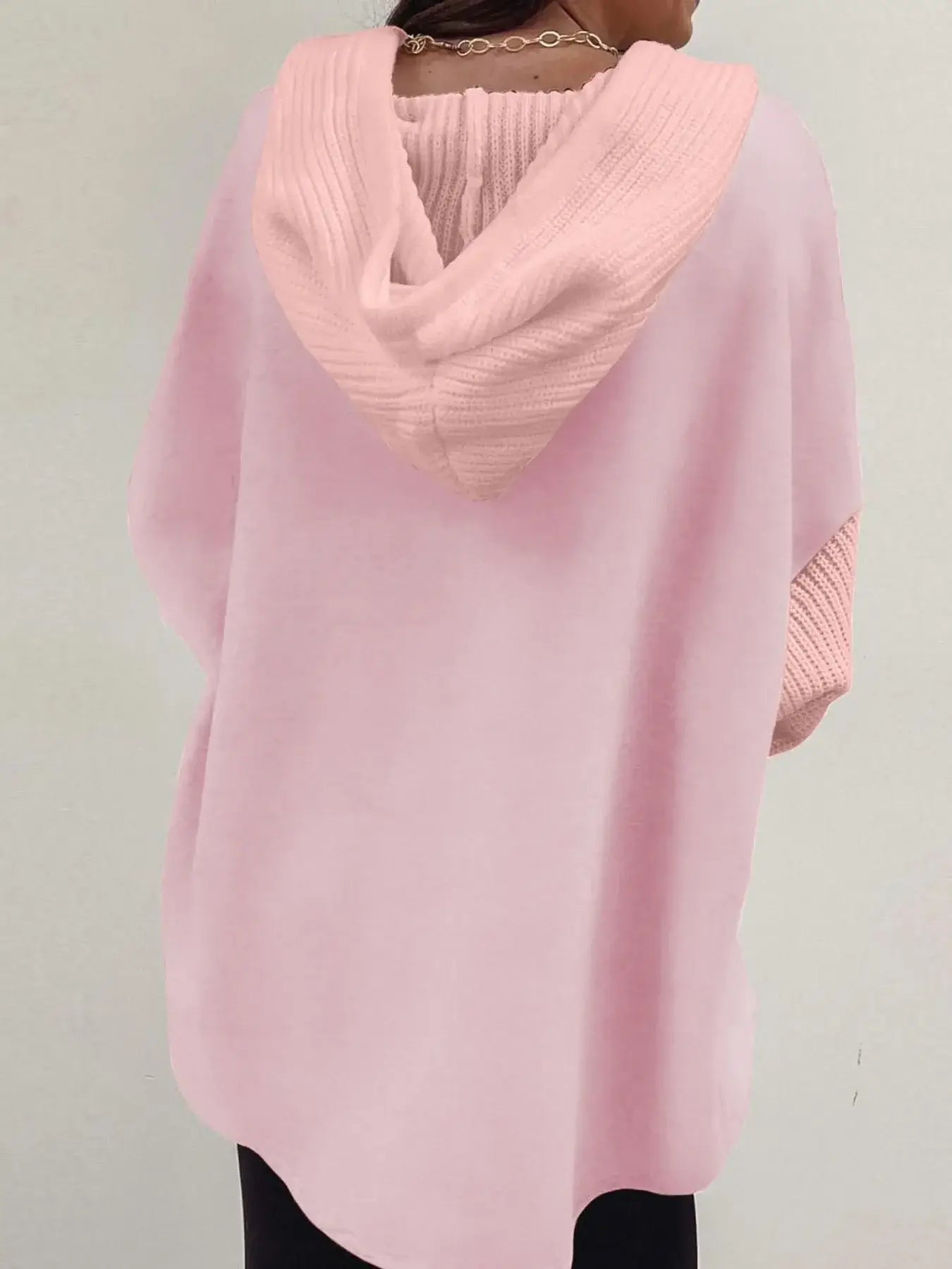 Drawstring Button Front Hoodie - Trendsi - Flyclothing LLC