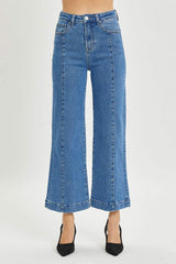 RISEN Full Size High Rise Wide Leg Jeans - Trendsi - Flyclothing LLC
