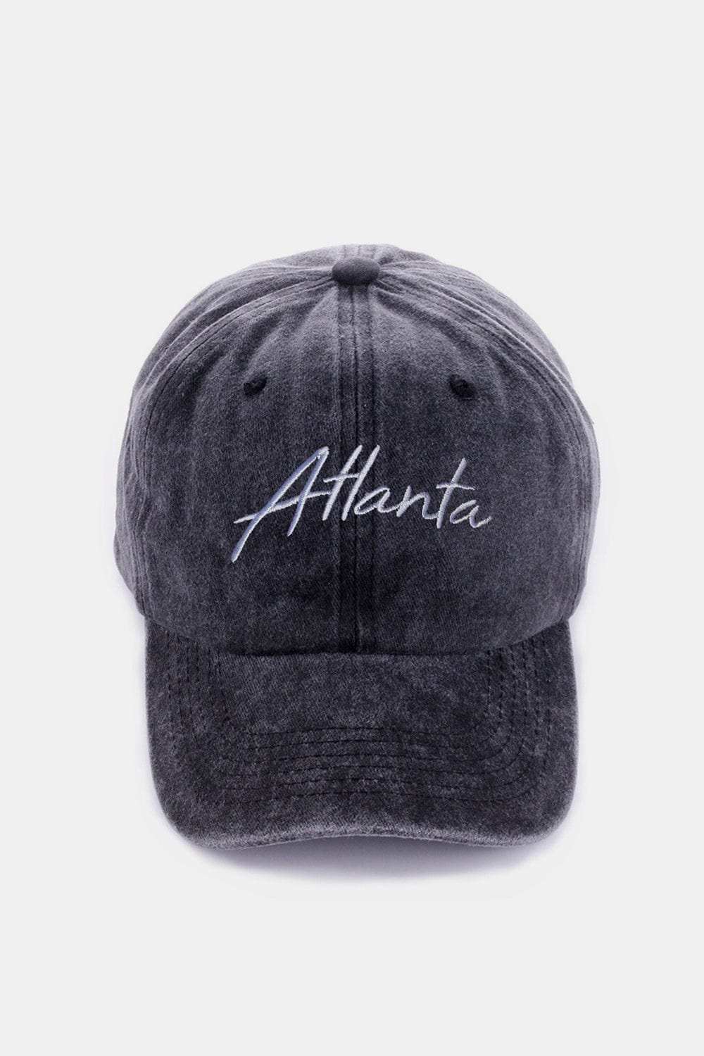 Zenana Washed ATLANTA Embroidered Baseball Cap - Trendsi - Flyclothing LLC