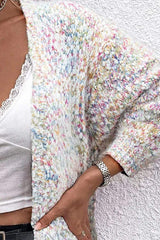 Pocketed Open Front Long Sleeve Cardigan - Trendsi - Flyclothing LLC