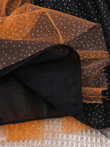 Children's Halloween Pumpkin Hooded Cape and Polka Dot Tulle Dress Set - Trendsi - Flyclothing LLC